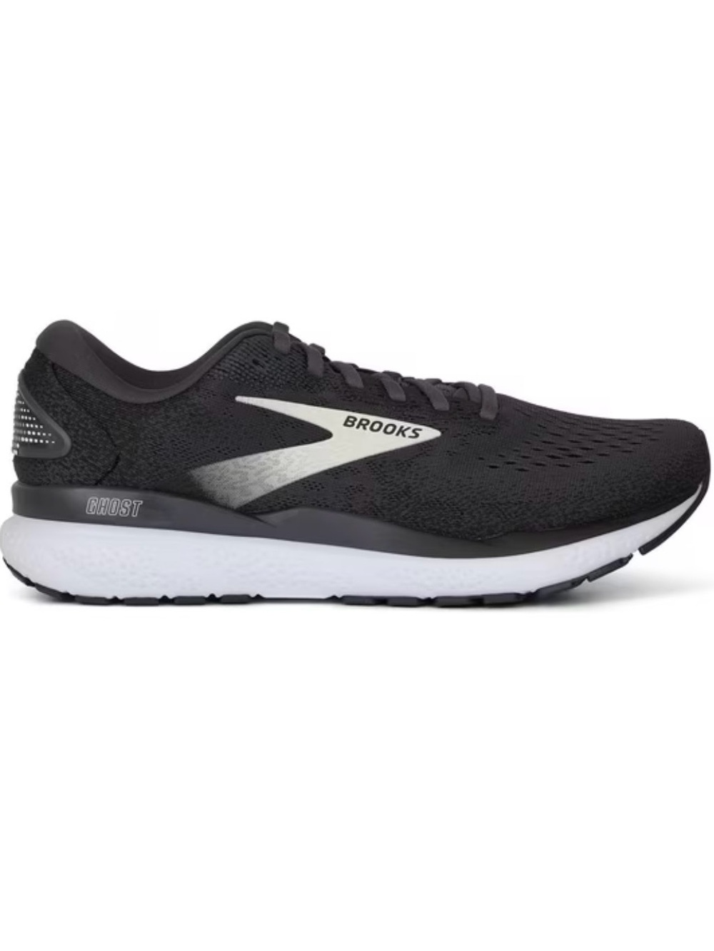 Brooks Ghost Running Shoes 10.5 Black Grey Athletic Gorpcore Loungewear Outdoor